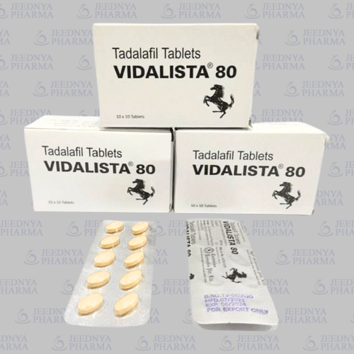 Vidalista Tadalafil 80 Mg
