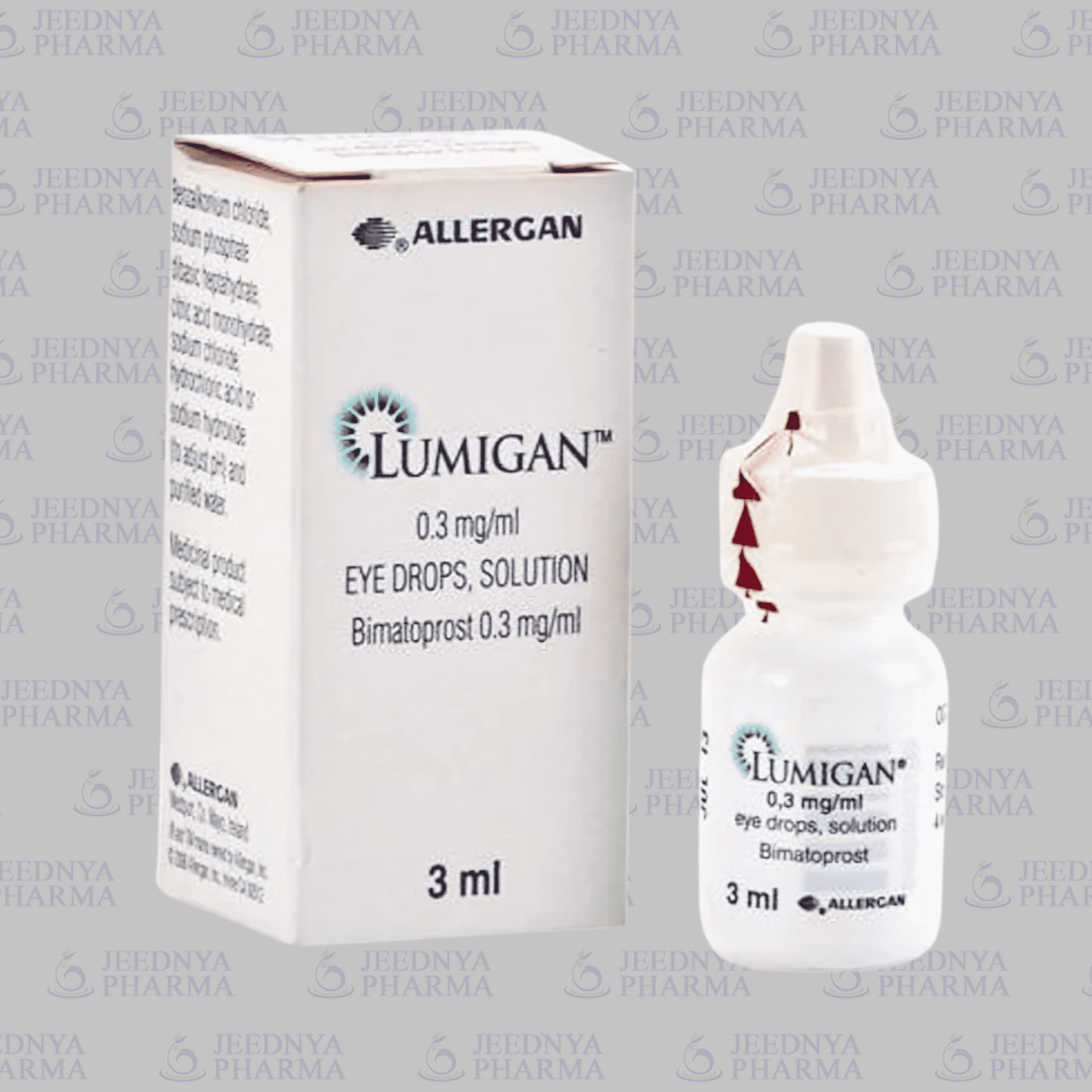 LUMIGAN 0.3 MGML EYE DROPS, SOLUTION BIMATOPROST 0.3 MGML