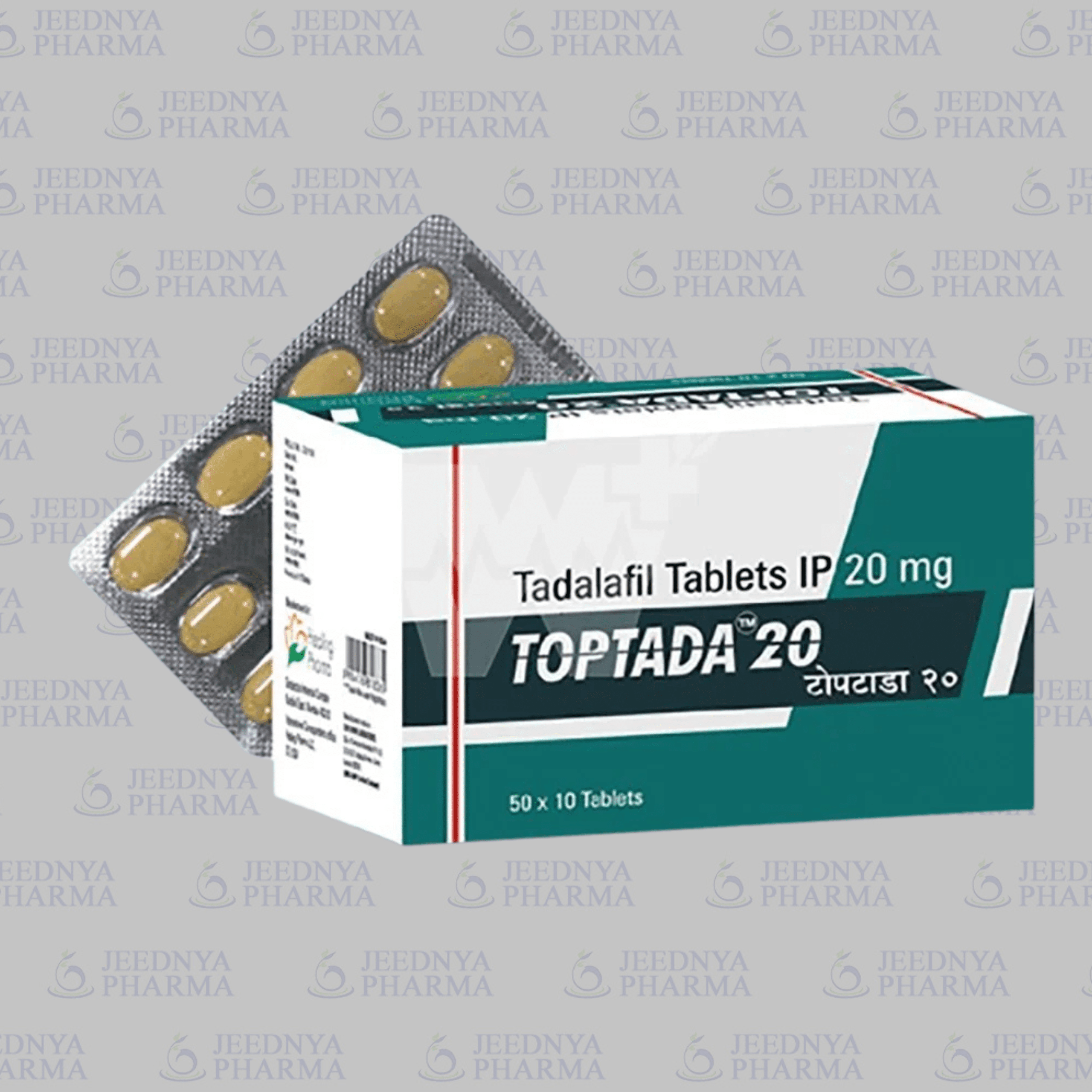 Toptada 20mg Tadalafil Tablets – ED Treatment | USA & UK Delivery - Image 3